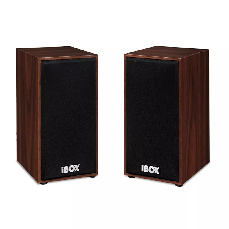 Altavoces IBOX IGLSP1 con cable 2.0 de sobremesa 10 W Cherry