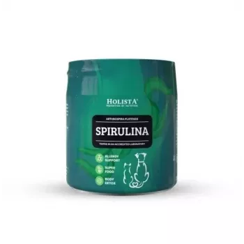 HOLISTA Spirulina - Complemento alimenticio para perros y gatos - 100g