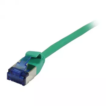 Synergy 21 Cable de red RJ45, CAT6A 500MHz, 0,25 m, verde, U/FTP, Slimline redondo d=3,8 mm, TPE (Superflex), AWG32, Synergy 21 – Digital/Datos – Red