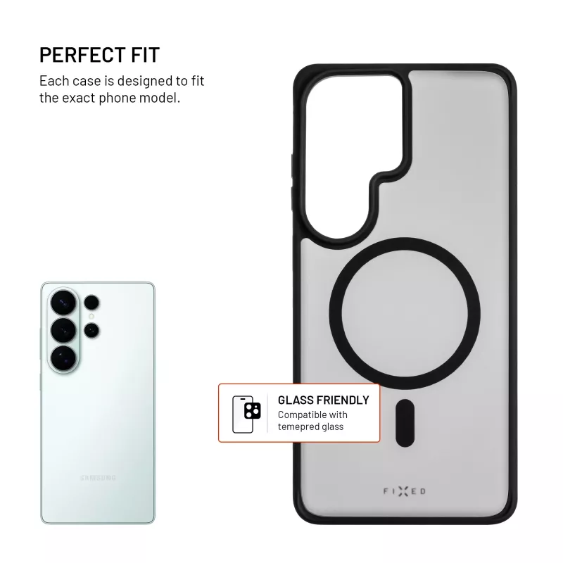 Fixed MagMisty | Funda trasera | Samsung | Galaxy S26 Ultra | Policarbonato/TPU | Negro