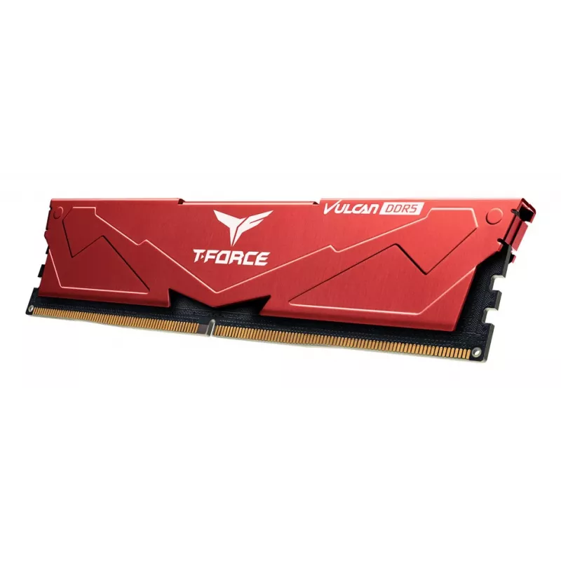 Team Group VULCAN FLRD532G6000HC30DC01, 32 GB, 2 x 16 GB, DDR5, 6000 MHz, 288-pin DIMM, Rojo