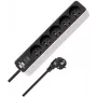 Alargador de enchufes Brennenstuhl 1153254520 5m 5 tomas de corriente para interior Negro Blanco