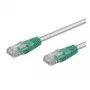 wentronic - cable cruzado - RJ-45 (M) a RJ-45 (M) - 5,0 m - UTP - CAT 6 - gris (68478)