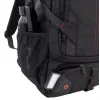 Mochila White Shark VOYAGER GBP-012 — negra, diseño resistente al agua