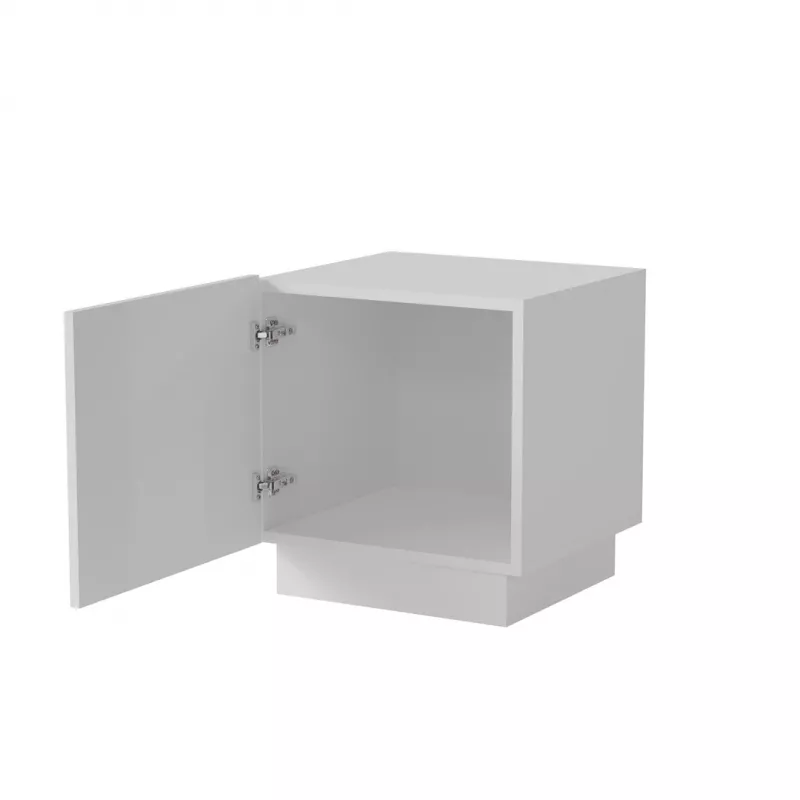 Mesita de noche Cama 2 uds. LIVERTI 45x42x47 cm blanco MDF/aglomerado