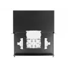 Patch panel Lanberg FOP1-12SD-LQB 1U acero negro montaje en rack