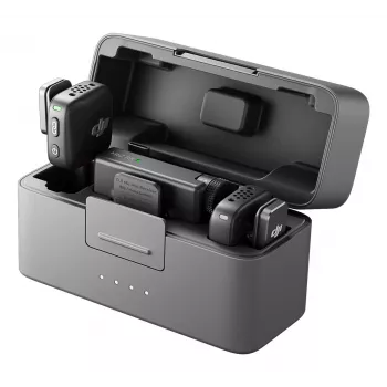 DJI Mic Mini (2 TX + 1 RX + estuche de carga) kit de micrófono inalámbrico - gris oscuro