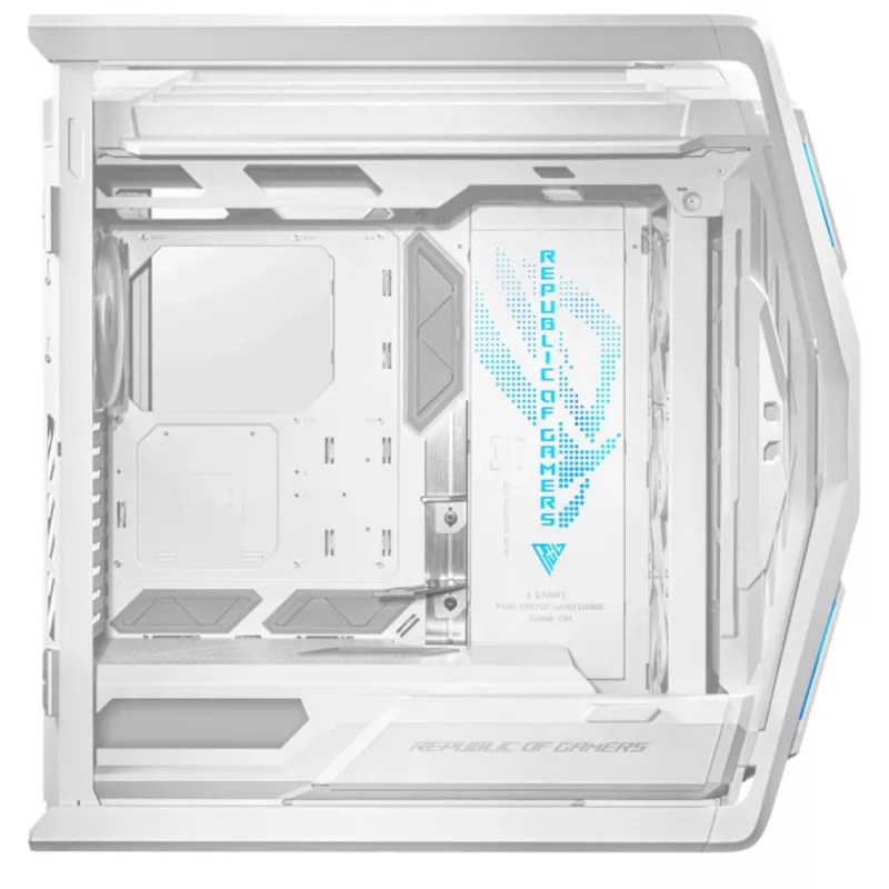 ASUS ROG GR701 Hyperion White, PC, Blanco, ATX, EATX, micro ATX, Mini-ITX, Aluminio, Multi, Frontal