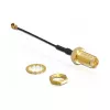 Cable de antena WLAN DeLOCK 88409 0,05 m Negro
