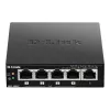 Switch de red D-Link DGS-1005P/E no gestionado Gigabit Ethernet (10/100/1000) Power over Ethernet (PoE) negro