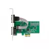 DeLOCK 89555 tarjeta adaptadora PCIe serie - 2 x RS-232