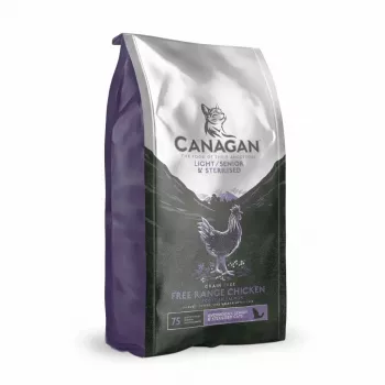 Canagan pienso seco para gatos Light/Senior 4kg