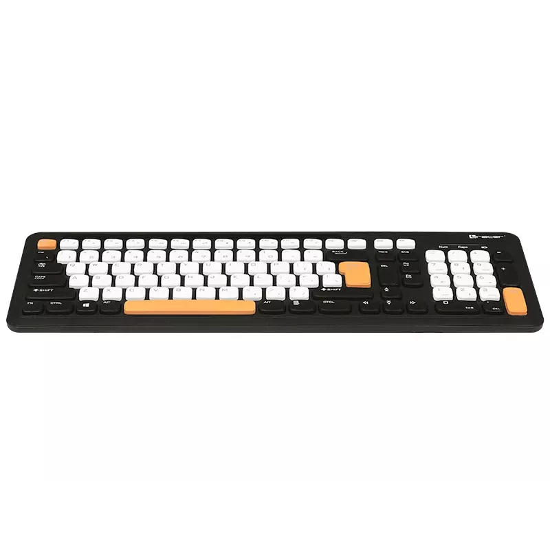 Teclado inalámbrico Tracer Greg RF, 2,4 GHz, tamaño completo, negro