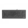 Natec Barracuda - teclado - US - negro - teclado - inglés US - negro