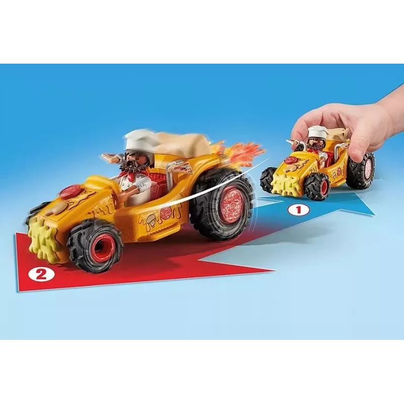 Funstars 71634 Set de figuras de carreras: Pizza