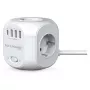 Alargador RealPower PowerBox 431 1,8 m 4 tomas de corriente interior blanco
