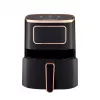 Freidora de aire HEINRICH'S HFR 8216 — 5,0 L, 1450 W, Negro, LED, control táctil