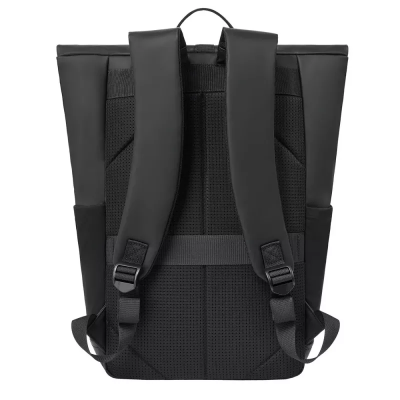 Mochila Rivacase 7826 Eden 14 ECO negra Rolltop para portátiles de 14