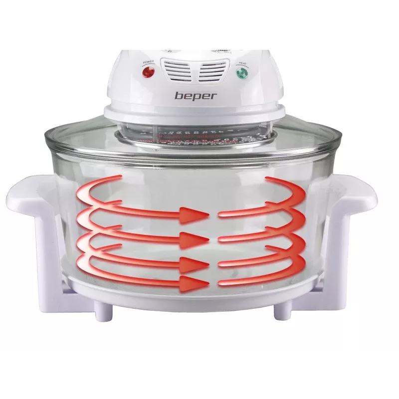 Vaporera eléctrica Beper BF.640 2 niveles, temporizador ajustable, vaporera de sobremesa
