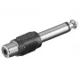 Adaptador de cable Microconnect AUDANG 6,3 mm RCA negro