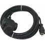 Cable alargador PSSO 30247013, 3 tomas, 3×1,5 mm², 10 m, negro