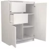 Topeshop 2D2S BIEL cómoda, blanca