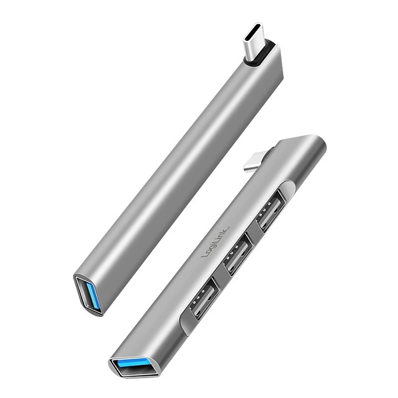 Hub LogiLink USB 3.2 Gen1 4 puertos USB-C 1x USB3.0 AF 3x USB2.0 AF UA0437