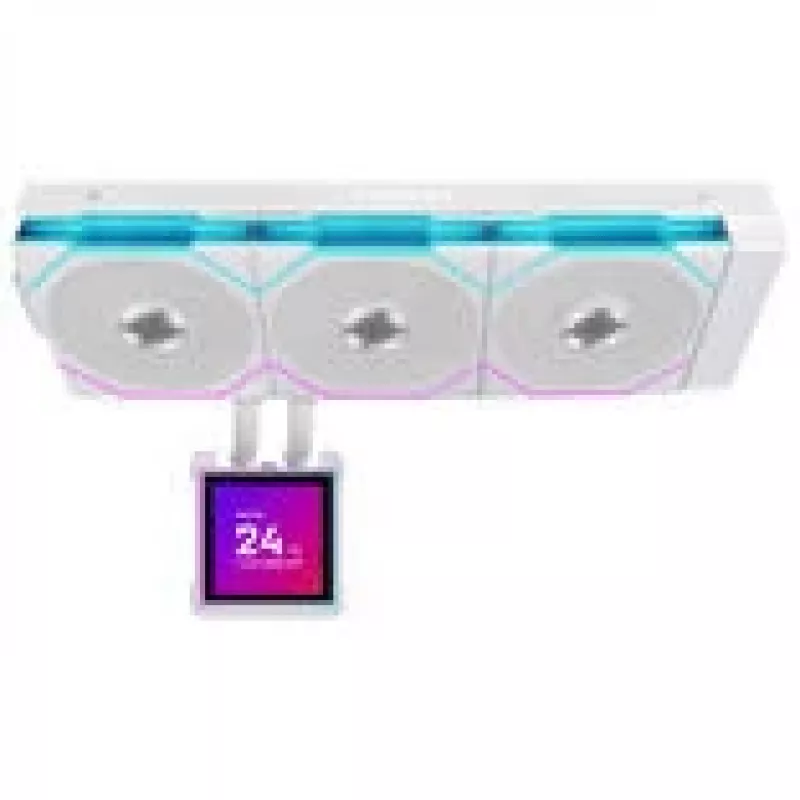 Refrigeración líquida todo en uno para CPU Lian Li HydroShift II LCD-S 360mm con RGB y pantalla LCD