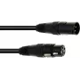 Cable DMX 3 m EUROLITE XLR de 3 pines para control de iluminación