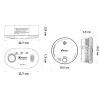 Detector de monóxido de carbono K5CO + detector de humo 2030-DSR3 KIDDE