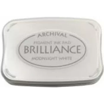 Almohadilla para sellos Artoz Papier Brilliance blanca 9.0 x 6.0 cm