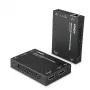 Extensor HDMI e IR over IP Lindy, 1920 x 1080 píxeles, emisor y receptor AV, 150 m, cableado, negro, HDCP