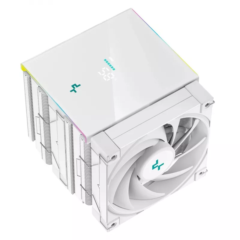 Ventilador de CPU DeepCool AK620 Digital WH 12 cm blanco 1 ud.