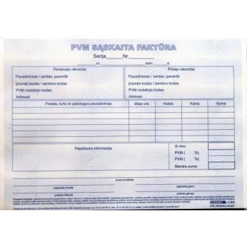 Factura con IVA 1+1 SC, A5, 2 × 50 hojas