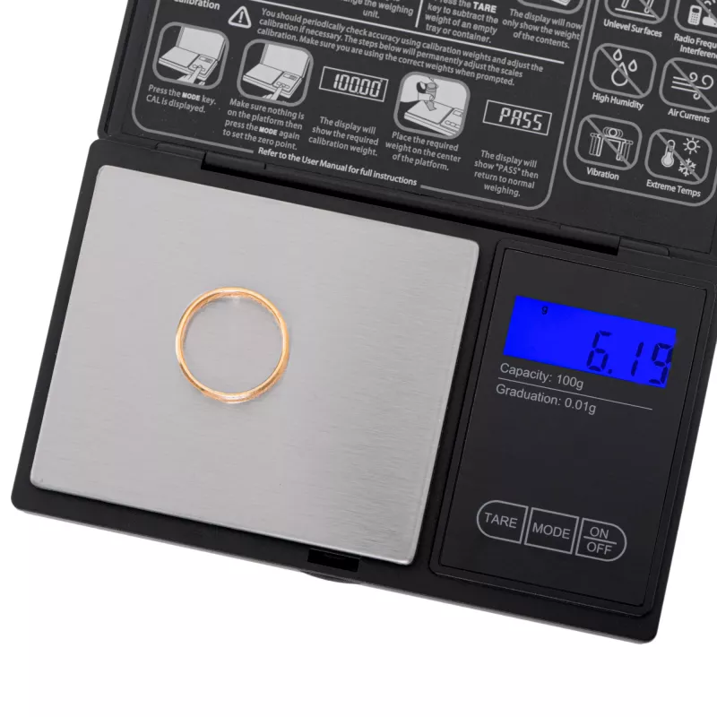 Adler | Balanza de precisión | AD 3176 | Capacidad máxima 0,1 kg | Negro