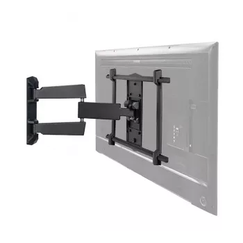 Soporte de pared de doble brazo ultraplano B-Tech para pantallas planas VESA 600x400 35 kg