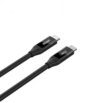 Cable USB-C Unitek C14100ABK01-2M – 2 m, 100 W Power Delivery, 40 Gbit/s datos