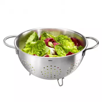 GEFU COLINO Colador de cocina de acero inoxidable 24 cm