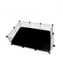 Jaula modular C&C 3x2 110x75 cm cobayas, erizos, negra