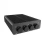 Carcasa Akasa Pascal TX Plus Thin-mini-ITX para Intel, protección IP65, sin ventilador - negra