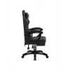 Silla gaming huzaro Force 3.7 Carbon negra — ergonómica, altura ajustable 107,5–116,5 cm, 5 ruedas, cojines lumbar y cervical