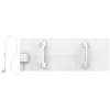 AENO Premium Eco Smart Heater, 700 W, vidrio templado, calefacción infrarroja + convección, pantalla LED, tipo de enchufe: Europa (tipo E/F), BLANCO