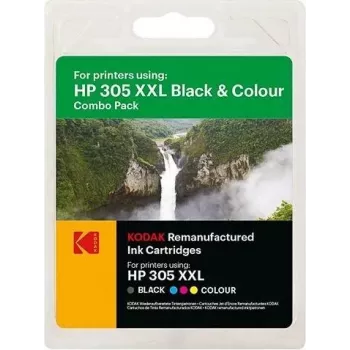 185H030587 KODAK HP DJ2300 Tinta (2) 700S. negro + 310S. color XXL (185H030587)
