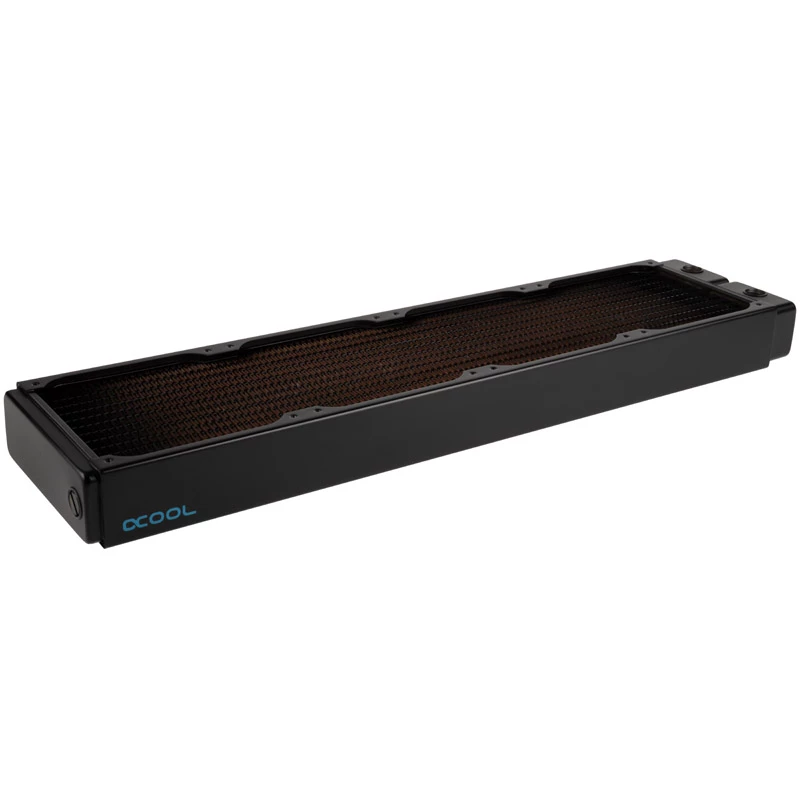 Alphacool NexXxoS V.2 XT45 Full Copper Radiador - 480mm, negro