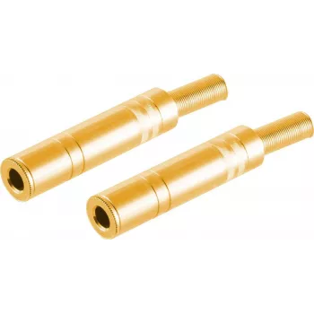 Conector de cable ShiverPeaks BS50400-G2 6,3 mm oro hembra 2 uds.