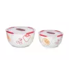Set de boles OURSSON BS4781RC/DC redondos de cerámica 3L blanco 2 uds.