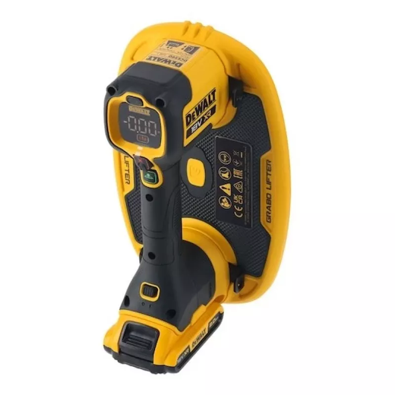 Ventosa elevadora DeWalt GRABO DCE590N 18V, inalámbrica, portátil, 1 ventosa, carga máx. 120 kg