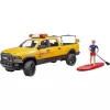 Vehículo de rescate de juguete con figura BRUDER 02506 — plástico ABS, edad recomendada 4+