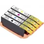 Renkforce pack combinado de tintas compatible sustituto Canon CLI-581 BKCMY (2103C004) negro, cian, magenta, amarillo RF-I-C-CLI581BKCMY4PK RF-5718880 (RF-5718880)