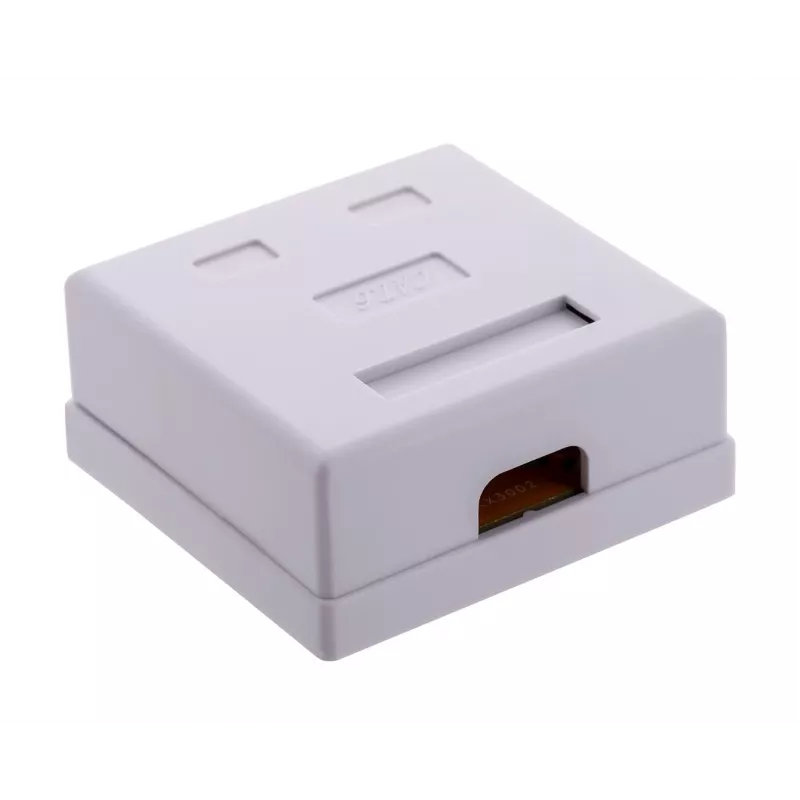 Alantec GN011 toma de red Cat6 blanca